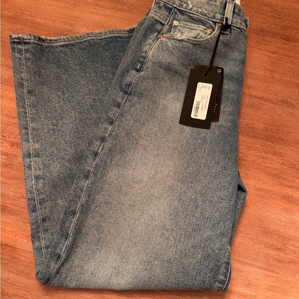 NWT PAIGE Anessa Ankle Wide Leg Jeans Size 25 - Picture 4 of 6